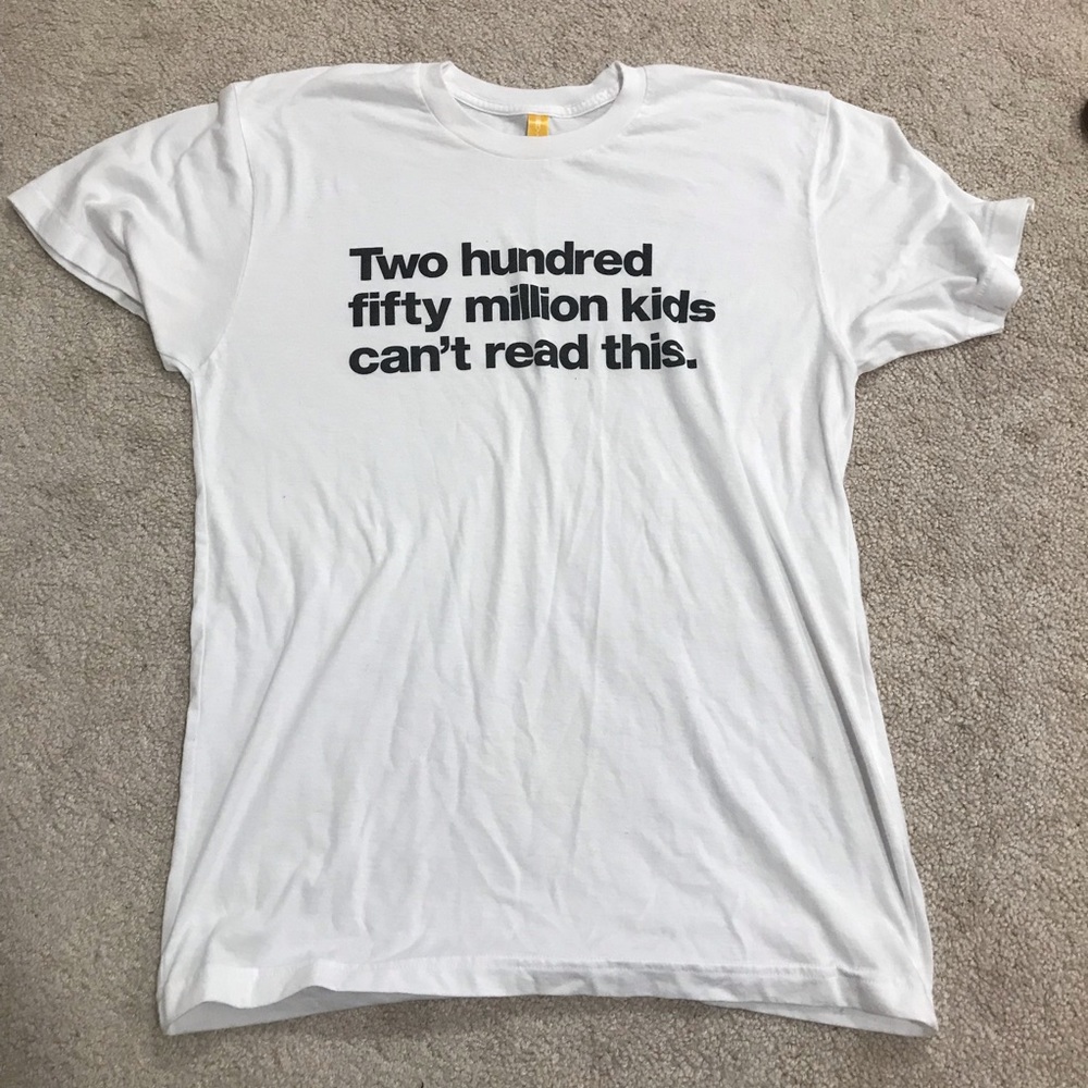 Pencils of promise x American apparel tshirt